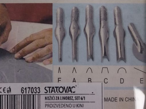 Alat za duborez-linorez 6kom izmenjivi nožići - Image 2