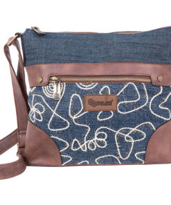 TORBA NA RAME PULSE JEANS GLOSSY