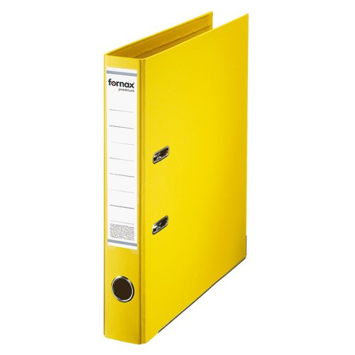 Registrator samostojeći PREMIUM PVC USKI ŽUTI, Fornax