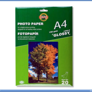 Papir za fotografije GLOSSY 150gsm A4 1/20, Koh-I-Noor