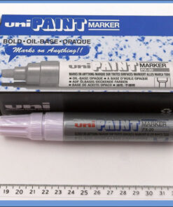 Uljani marker debeli srebrni, Uni