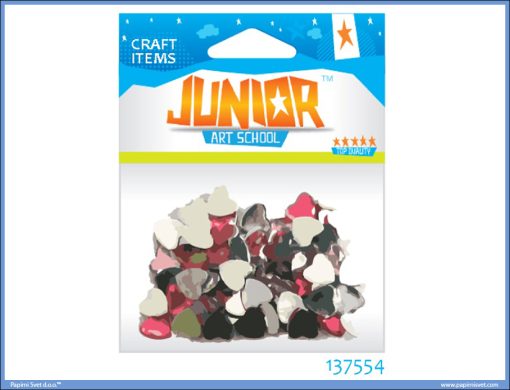 Kreativni pribor CIRKONI SRCE 10mm 75kom, Junior