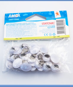 Kreativni pribor OČI SA TREPAVICOM 12mm 30kom, Junior