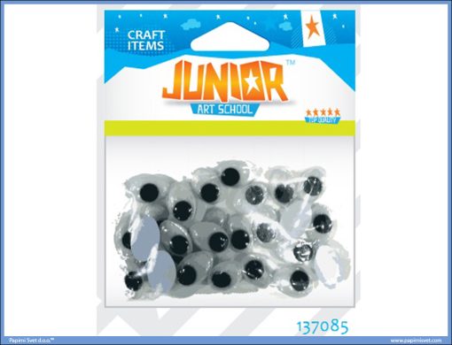 Kreativni pribor OČI OVALNE 10mm 30kom, Junior