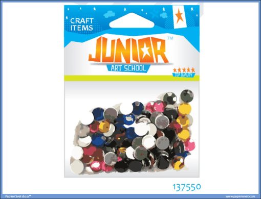 Kreativni pribor CIRKONI ROUND 8mm 140kom, Junior