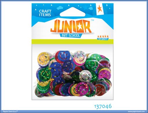 Kreativni pribor SMAJLI 15mm 14gr, Junior