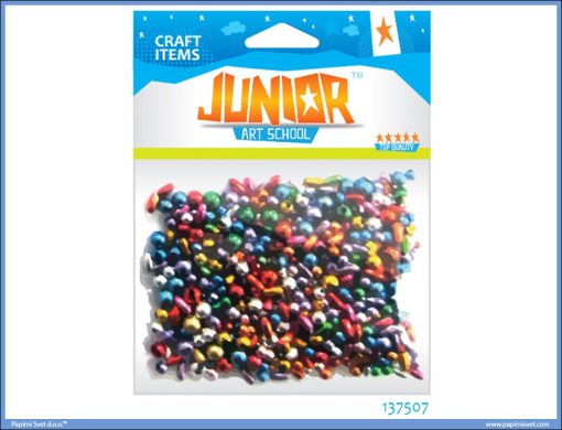 Kreativni pribor PERLICE MIX METALIC 25gr, Junior