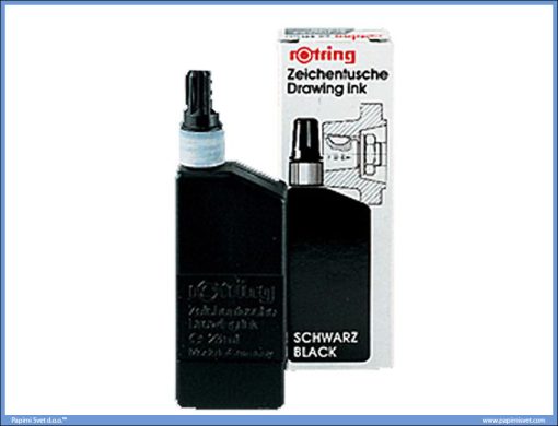 Tuš za rapidograf CRNI, Rotring - Image 2