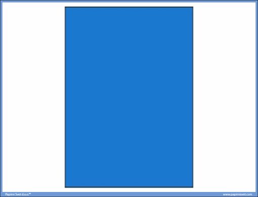 Etikete A4 PLAVE 210x297 1/100, Ramipa