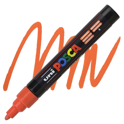 Marker na vodenoj bazi POSCA ORANGE - NARANDŽASTI 1,8 - 2,5 mm PC-5M