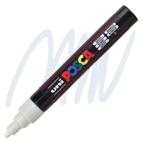 Marker na vodenoj bazi POSCA WHITE - BELI 1,8 - 2,5 mm PC-5M