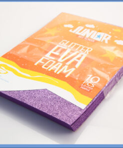 Pena karton A4 EVA GLITTER LJUBIČASTA 1/10, Junior