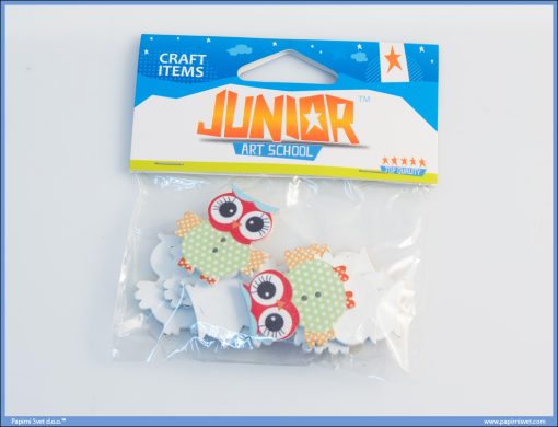 Kreativni pribor CRAFT SOVE DRVO, Junior