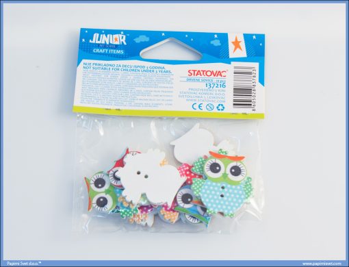 Kreativni pribor CRAFT SOVE DRVO, Junior - Image 2