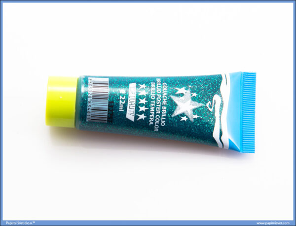 Tempera 22ml GLITTER ZELENA