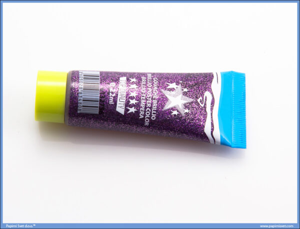 Tempera 22ml GLITTER LJUBIČASTA