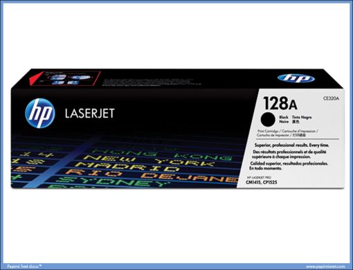 HP Toner CE320A, 128A CRNI Black
