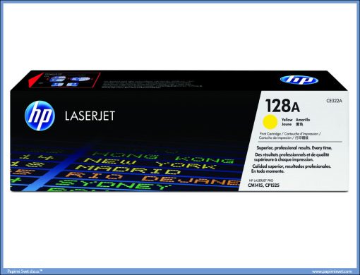 HP Toner CE322A, 128A Yellow Žuti