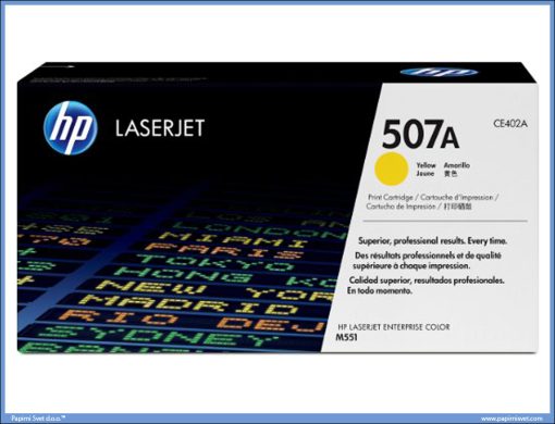 HP Toner CE402A, 507A Yellow Žuti