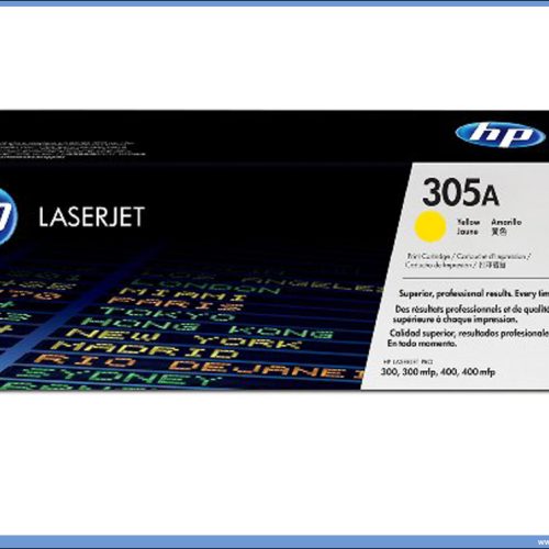 HP Toner CE412A, 305A Yellow ŽUTI