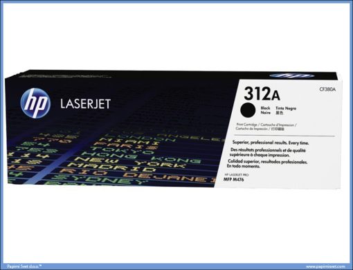 HP Toner CF380, 312A CRNI Black