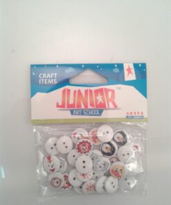 Kreativni pribor CRAFT DUGMIĆI ANIMAL 30kom 15mm, Junior