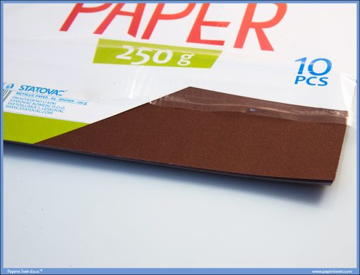 Karton papir 250gr METALIK A4 BRAON 1/10, Junior