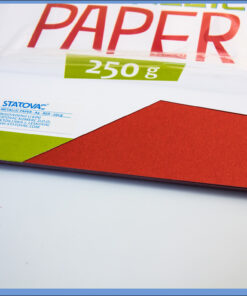 Karton papir 250gr METALIK A4 CRVENI 1/10, Junior
