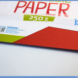 Karton papir 250gr METALIK A4 CRVENI 1/10, Junior