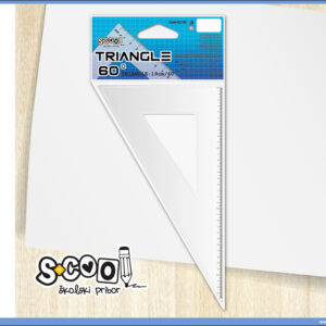 Trougao 60° 19cm PVC, S-COOL