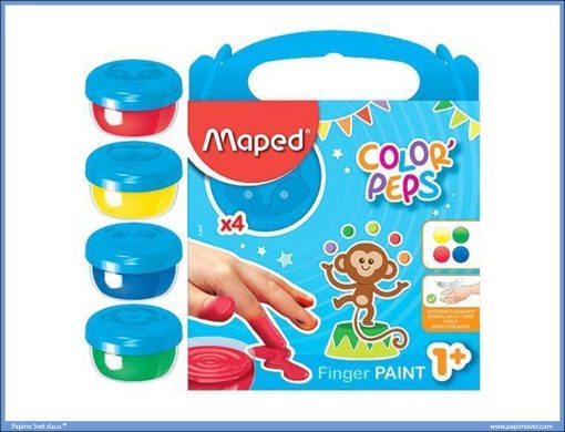 Boje za prste FINGER PAINT 1/4, Maped