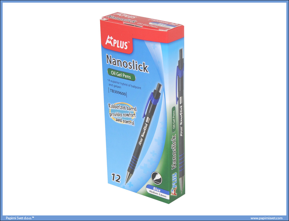 Olovka hemijska NANOSLICK 0,6mm Plava A-Plus - Slika 2