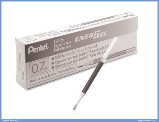 Uložak za ENERGEL 0,7mm roler CRNI, Pentel