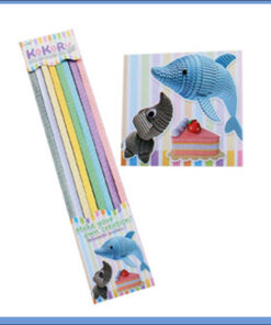 Rebrasti karton u trakama 13x500mm 1/56 pastelne boje, Ichigo