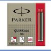Patrone Quink RED Crvene za nalive pero, PARKER