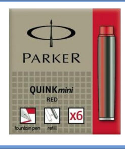 Patrone Quink RED Crvene za nalive pero, PARKER