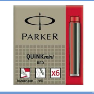 Patrone Quink RED Crvene za nalive pero, PARKER