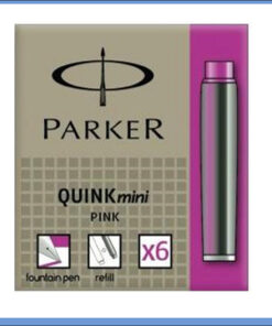 Patrone Quink PINK Ružičaste za naliv pero, PARKER