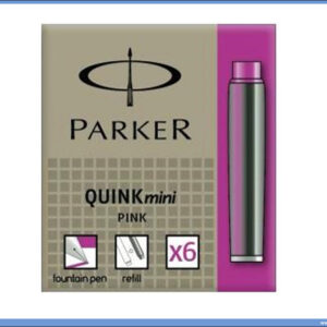 Patrone Quink PINK Ružičaste za naliv pero, PARKER