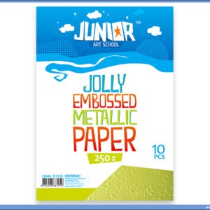 Metalik papir ZELENI reljefni Jolly Embossed 250gr A4 1/10, Junior