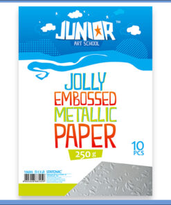 Metalik papir SREBRNI reljefni Jolly Embossed 250gr A4 1/10, Junior
