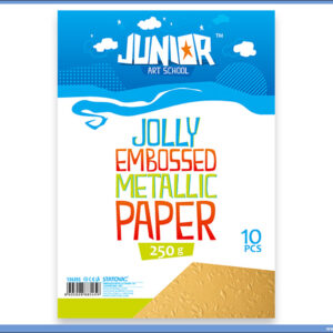 Metalik papir ZLATNI reljefni Jolly Embossed 250gr A4 1/10, Junior