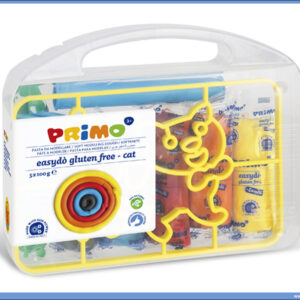 Kofer sa plastelinom 5 boja 100gr + alat za modeliranje MAČKA, Primo