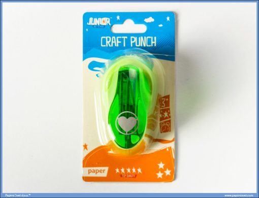Kreativni pribor BUŠAČ 1,8cm SRCE papir, Junior - Image 2
