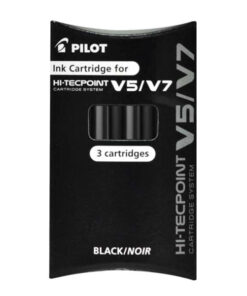 Patrone Set 3 uloška za V5/V7 Tecpoint Pilot – Crna boja