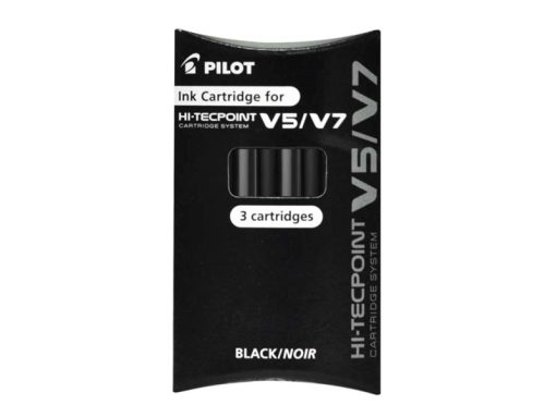 Patrone Set 3 uloška za V5/V7 Tecpoint Pilot – Crna boja