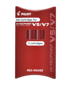 Patrone Set 3 uloška za V5/V7 Tecpoint Pilot – Crvena boja