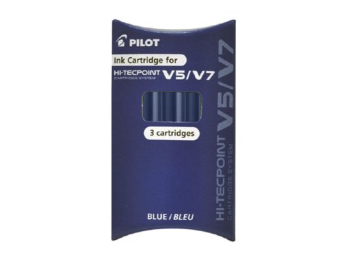 Patrone Set 3 uloška za V5/V7 Tecpoint Pilot – Plava boja