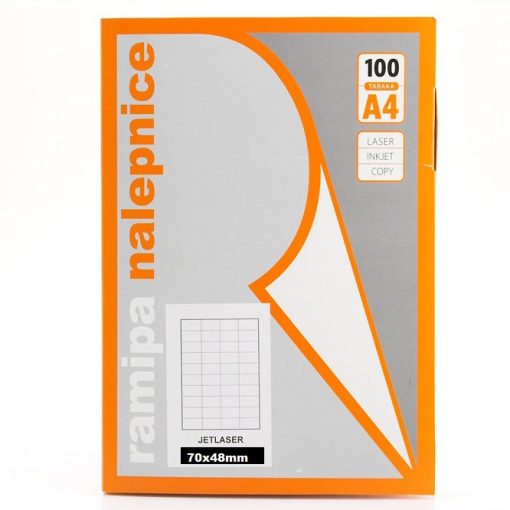 Etikete-nalepnice 70x48mm 100 listova Ramipa