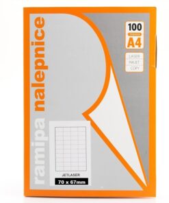 Etikete-nelepnice 70x67mm 100 listova,Ramipa